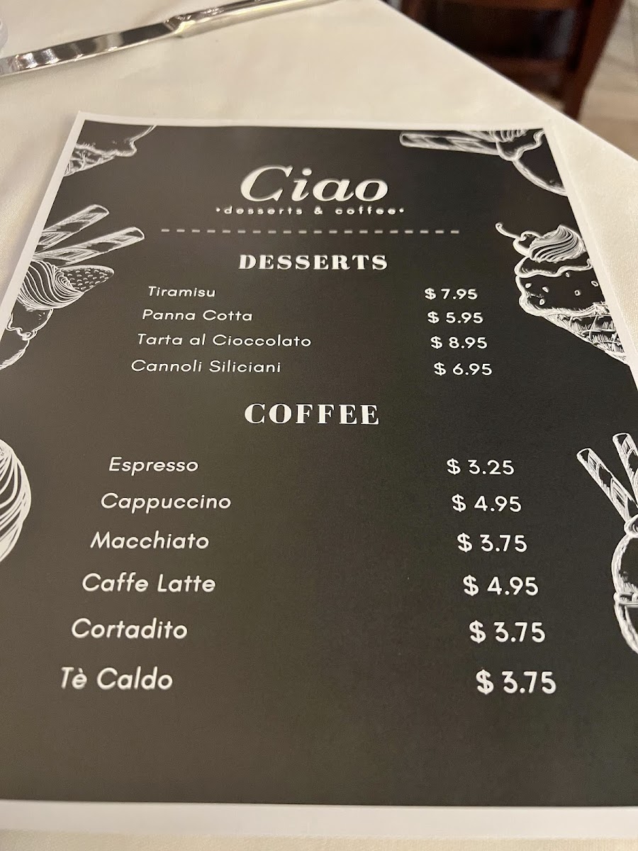 Menu - Ciao Ristorante photo 6